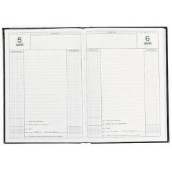 Agenda de caisse - Perpetuel - 1 jour parge - 15*21cm - Exacompta