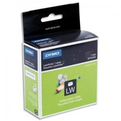 Rubans pour étiqueteuses - Dymo - 500 étiquettes -  51x19mm - blanches - repositionnables