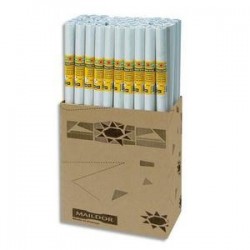 Rouleau  kraft 60g -  Blanc -  H1 x L10 métres - MAILDOR