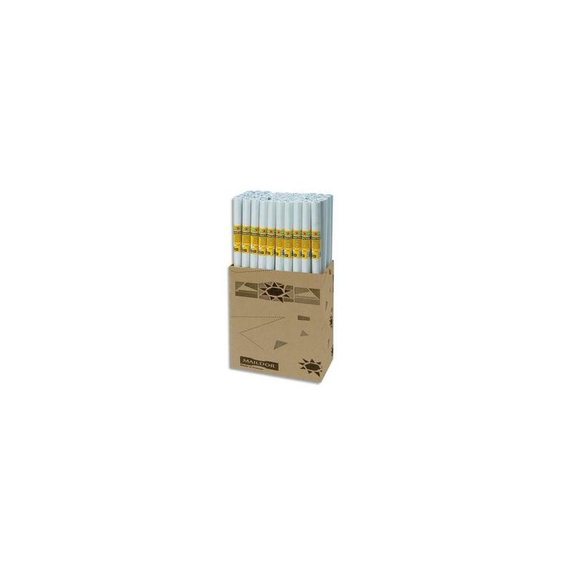 Rouleau  kraft 60g -  Blanc -  H1 x L10 métres - MAILDOR