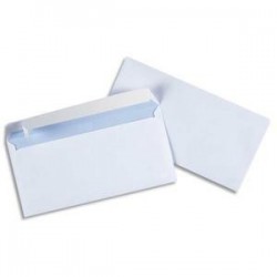 500 enveloppes - 110x220 - Auto/Adhés. - 75g - blanc - 5 ETOILES