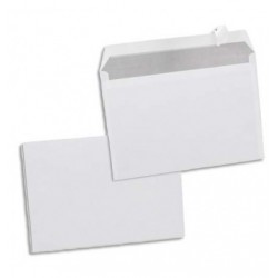 500 enveloppes - 162x229 - Auto/Adhés. - 80g - blanc - NEUTRE