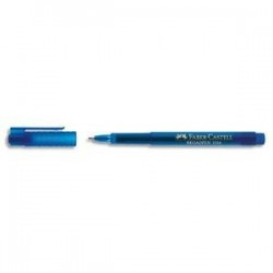 Stylo feutre - poine Moyenne - Encre Bleue infalsifiable - FABER CASTELL 