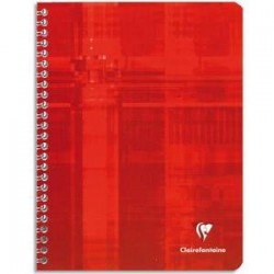 Cahier spirale - Metric - 100p - 24x32 - 90g - 5x5 - CLAIREFONTAINE