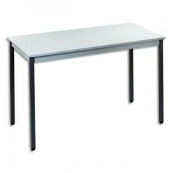 Table polyvalente - Gris - L140xl70xh74cm - SODEMATUB