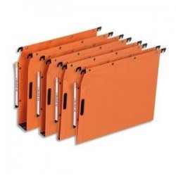 Bte/25 Dossiers susp - Armoire - Fond 15cm - Orange -ELBA