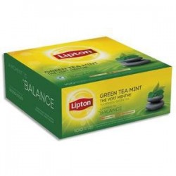 Bte/100 Sachets - Thé - Vert Menthe - LIPTON