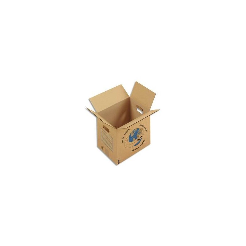 Carton/Déménag - Sple Cannelure - 55x35x30cm