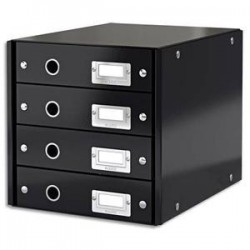Module de classement - 4 tiroirs - Noir - LEITZ