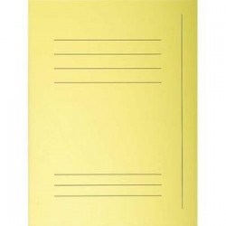 Pqt 50 Chemises - 3 Rab - SUPER 250 - 210g - Jaune - EXACOMPTA