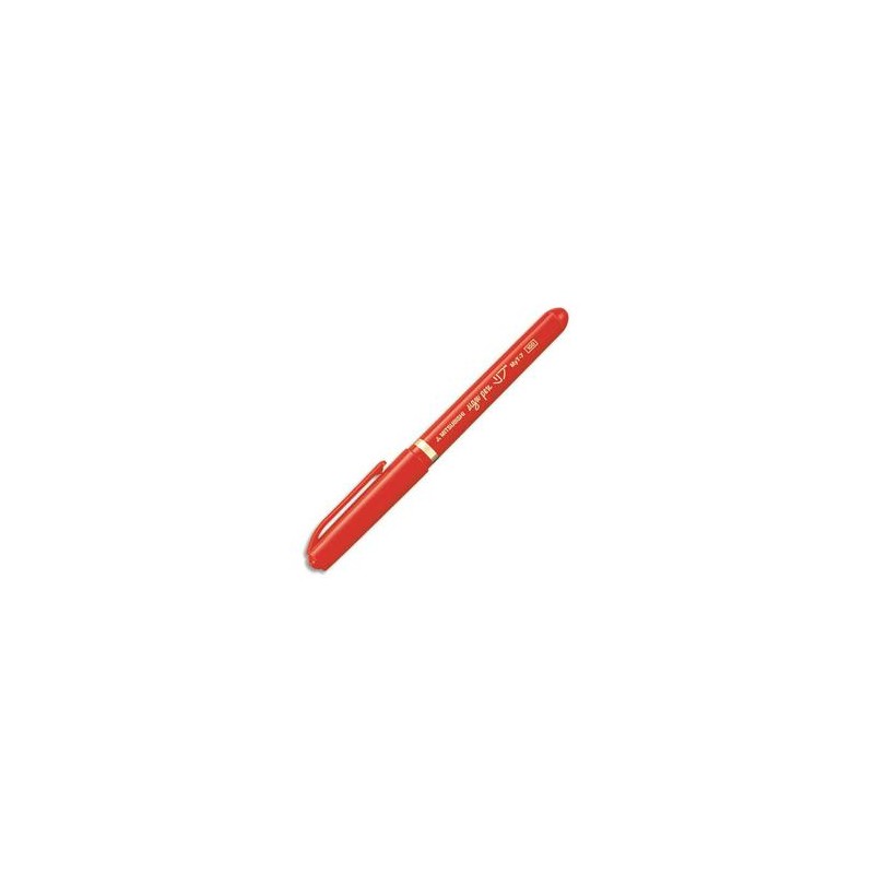 UNIBALL Stylo feutre pointe en nylon largeur de trait 0,8 mm encre à pigments rouge SIGN PEN MYT7