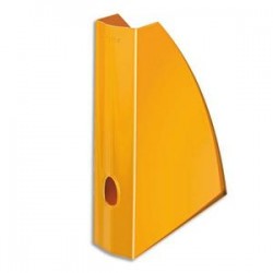 LEITZ Porte revues - WOW orange métallisé - H31,2 x P25,8 cm - Dos 7,5 cm
