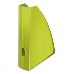 LEITZ Porte revues - WOW vert métallisé - H31,2 x P25,8 cm - Dos 7,5 cm