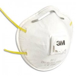 3M Boite de 10 masques de protection respiratoire FFP1, élastique large et réglable K8812