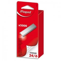MAPED de 5 000 agrafes 24/6  boîte brochable. 324401