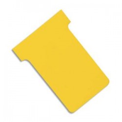 VALREX Etui de 100 fiches T indice 1,5 jaune