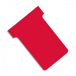 VALREX Etui de 100 fiches T indice 1,5 rouge