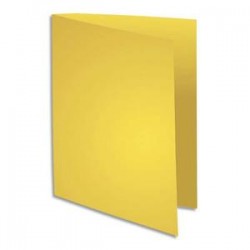 EXACOMPTA Paquet de 100 sous chemises 80g FLASH format A4 100% RECYCLE jaune
