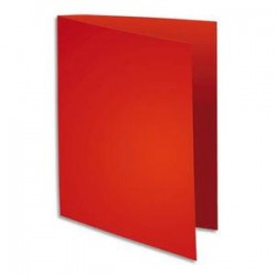 EXACOMPTA Paquet de 100 sous chemises 80g FLASH format A4 100% RECYCLE rouge