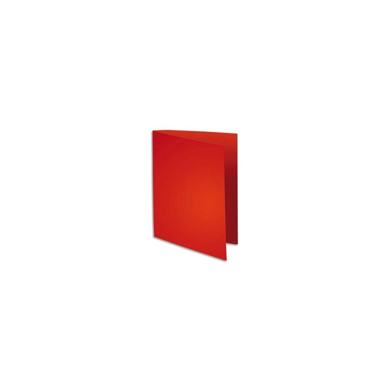 EXACOMPTA Paquet de 100 sous chemises 80g FLASH format A4 100% RECYCLE rouge