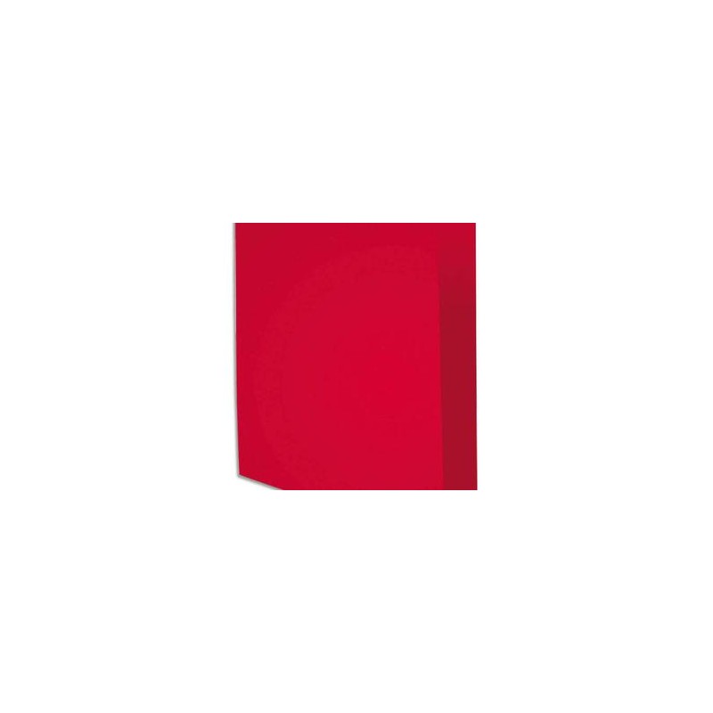 EXACOMPTA Paquet de 100 chemises BAHIA en carte 220 grammes coloris rouge