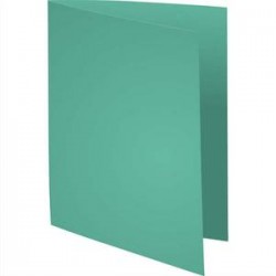 EXACOMPTA Paquet de 100 chemises JURA 220 en carte 220g coloris vert clair