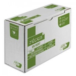 GPV boite de 500 enveloppes recyclées extra blanches Erapure, format DL 110x220mm 80g 2821