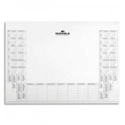 DURABLE Recharge pour sous-main calendrier 25 feuilles - Dimensions L57 x H41 cm