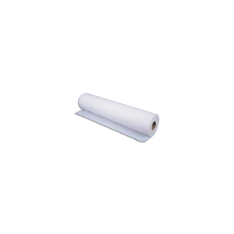 HYGIENE Lot de 12 Rouleaux Draps d'examen 2 plis 135 formats 34 x 50 cm - L45,9 m, bobine D10,5 cm blanc