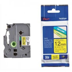BROTHER Ruban pour PTOUCH laminé noir/vert 12mmx8m TZE731