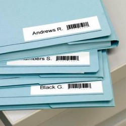 DYMO Ruban D1 noir/rouge 9MMX7M pour 1000/1000+/2000/3500/4500/5000/5508