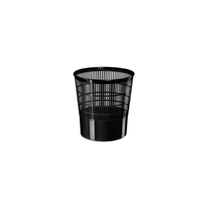 CEP Corbeille à papier ajourée First 16 litres noir