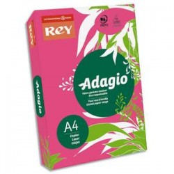 PAPYRUS Ramette 500 feuilles papier couleur intense ADAGIO grenadine intense A4 80g