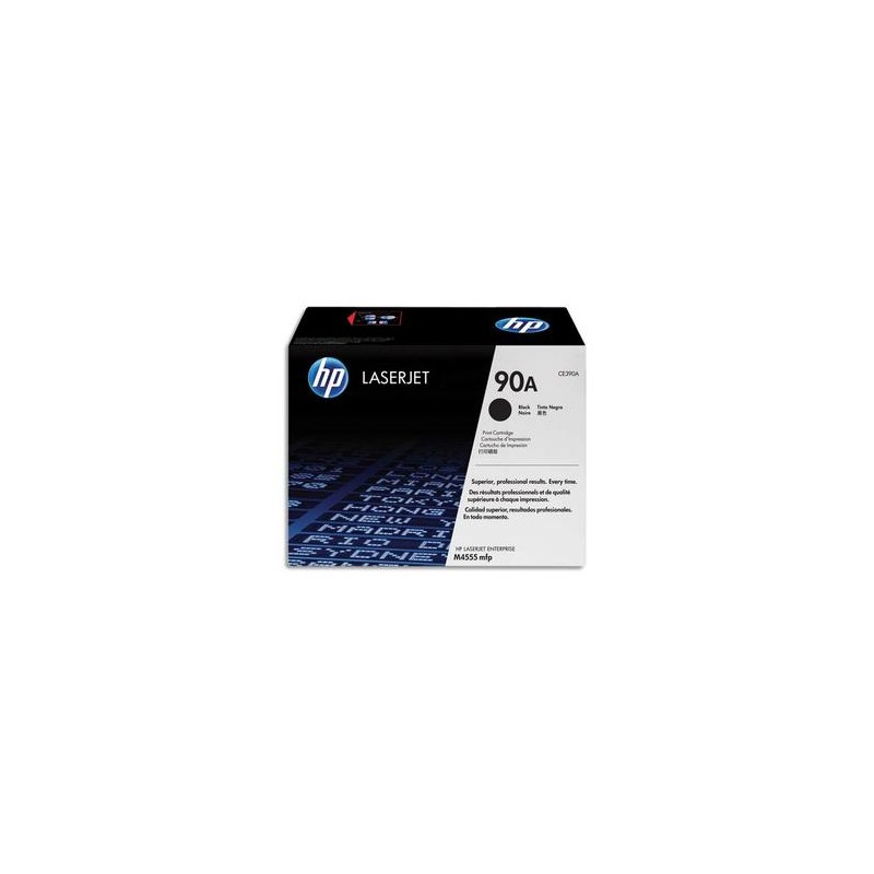 HP Toner Noir pour LaserJet Enterprise M4555 MFPCE390A-CE390A