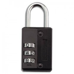 LOCAU Cadenas métal à combinaison 3 chiffres