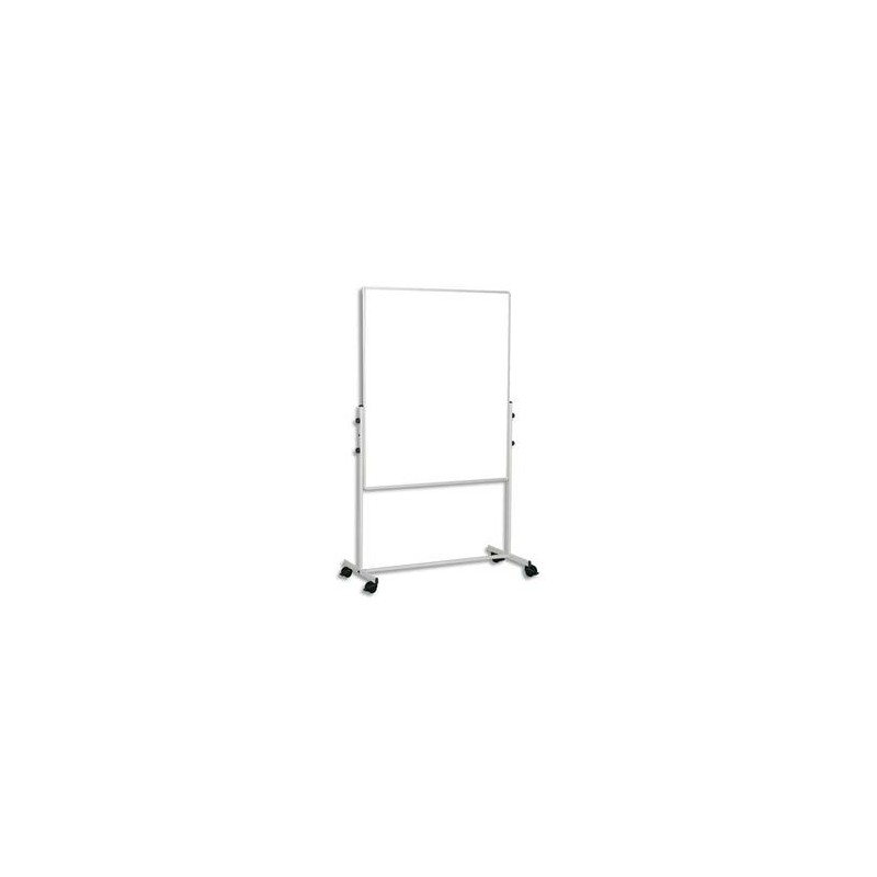 BI-OFFICE Tableau Bi-Office multi-usages émail / feutrine 3 en 1 - Dimensions : L120 x H70 cm blanc/bleu