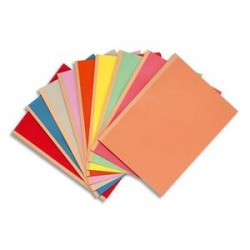 EXACOMPTA Paquet de 25 chemises à dos toilé, carte 300 grammes, dos 3cm, 24x32cm, coloris assortis