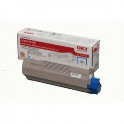 OKI Toner cyan 43872307