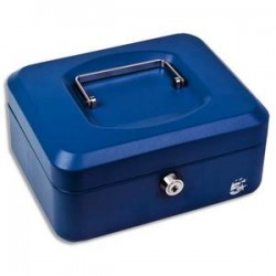 5 ETOILES Caisse à monnaie bleue - Dimensions : L30 x H9 x P24 cm