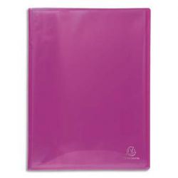 EXACOMPTA Protège document polypropylène glossy IDERAMA, 80 vues/40 pochettes, coloris assortis