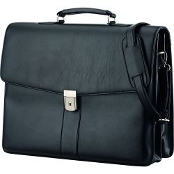 ALASSIO Malette noire Pescara imitation cuir avec plusieurs compartiments 31 x 41 x 12,5cm 47014