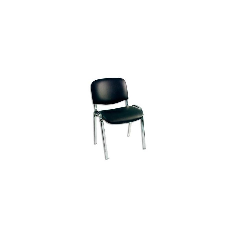 SIE CHAISES ISO DELUXE VINYLE N/CHR