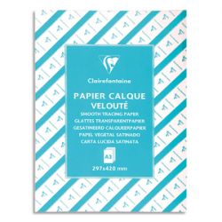  CLAIREFONTAINE Rouleau de papier calque satin 45g, format 0,37x20m