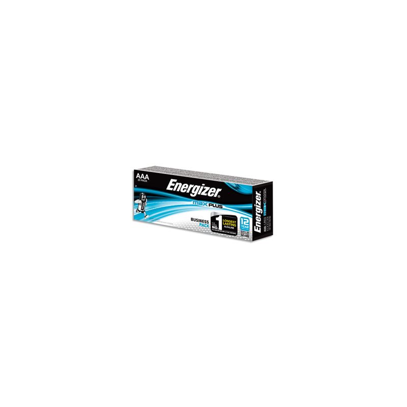 ENERGIZER Blister de 20 piles Max Plus AAA E92 60/120 7638900423174