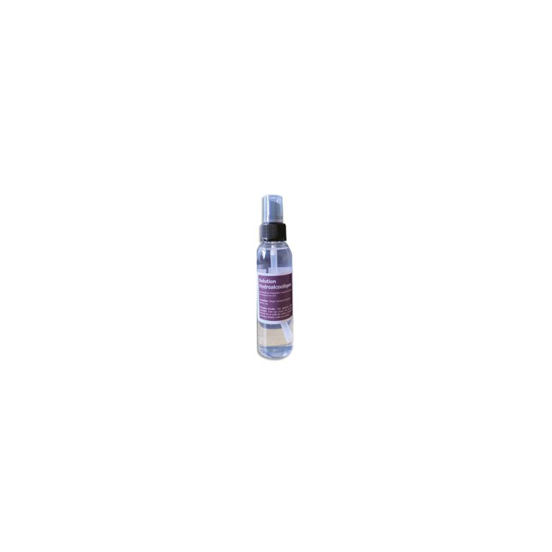 Flacon 125 ml solution hydroalcoolique en spray