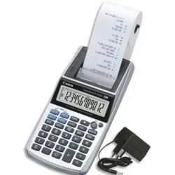 CANON Calculatrice imprimante portable 12 chiffres P1-DTSC II+adaptateur AD11 inclus 2304C002AA