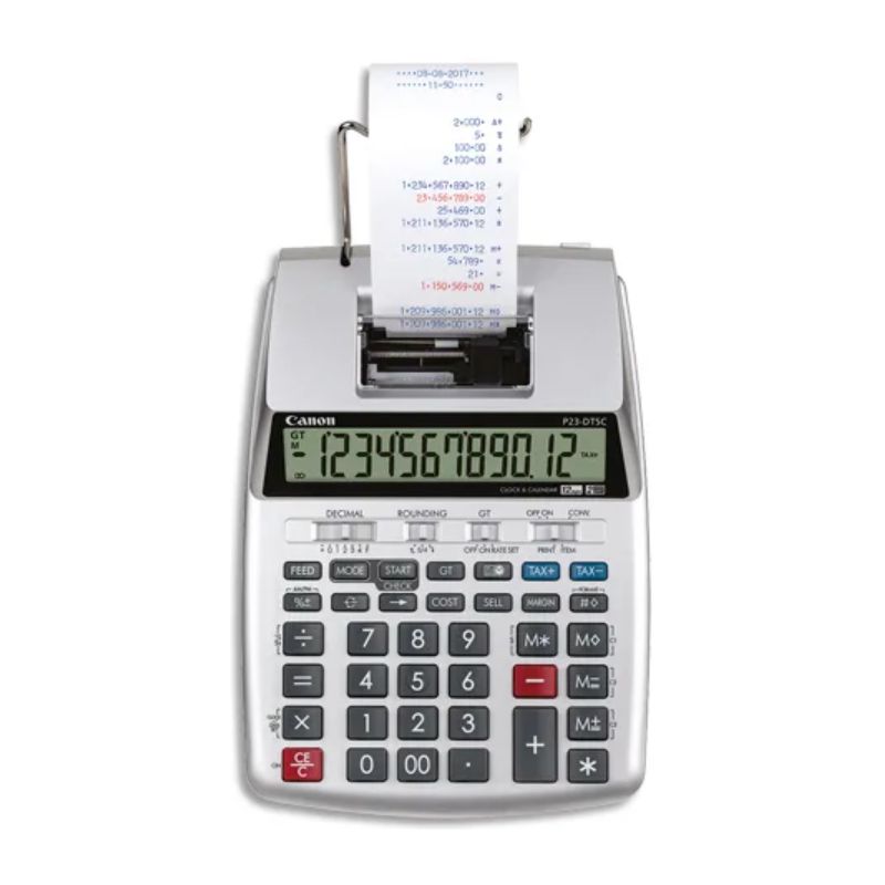 CANON Calculatrice imprimante portable 12 chiffres P23-DTSC-II 2303C001