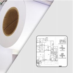 POWERJET, papier couché mat pour tracé technique, 120g, laize