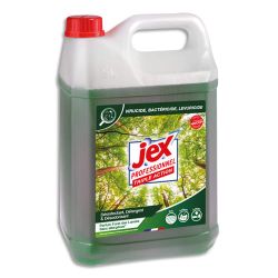 JEX PROFESSIONNEL Bidon de 5 litres désinfectant triple action multi-surfaces Forêt des Landes
