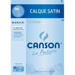 CANSON Calque satin pochette de 10 feuilles